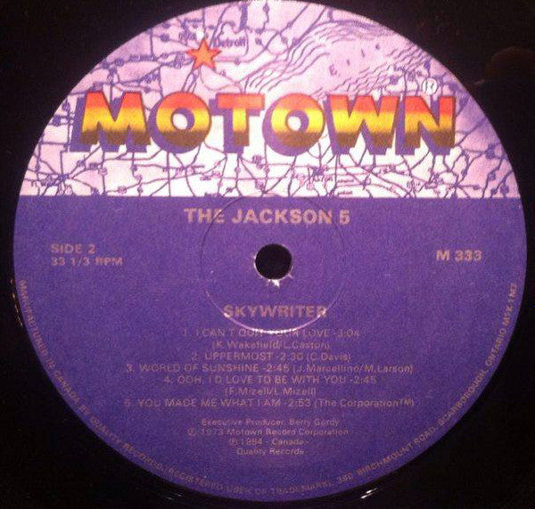 The Jackson 5 : Skywriter (LP, Album, RE)