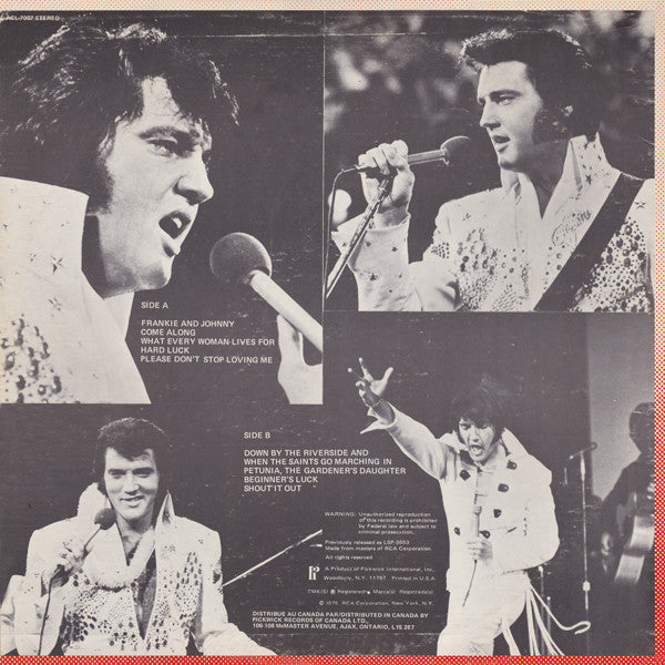 Elvis* : Frankie & Johnny (LP, Album, RE)