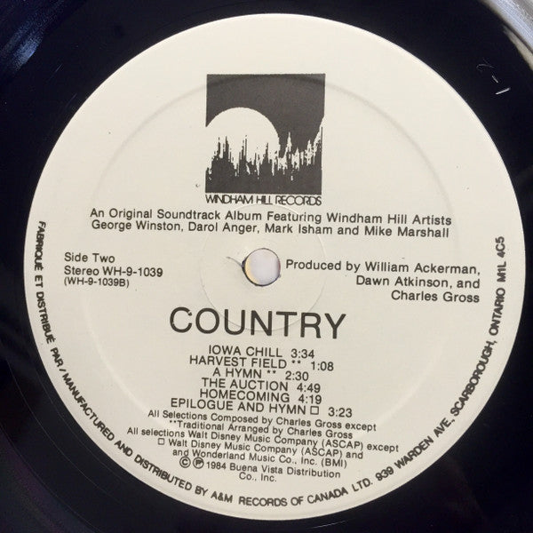 Charles Gross : Country (An Original Soundtrack Album) (LP, Album, Aud)