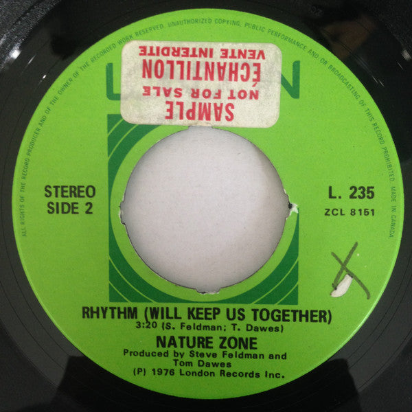 Nature Zone : Porcupine / Rhythm (Will Keep Us Together) (7")