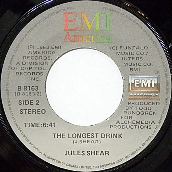 Jules Shear : Whispering Your Name (7", Single)