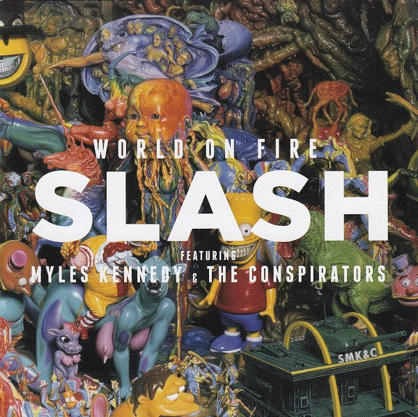 Slash (3) Featuring Myles Kennedy And The Conspirators : World On Fire (CD, Album, Dig)