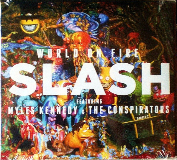 Slash (3) Featuring Myles Kennedy And The Conspirators : World On Fire (CD, Album, Dig)