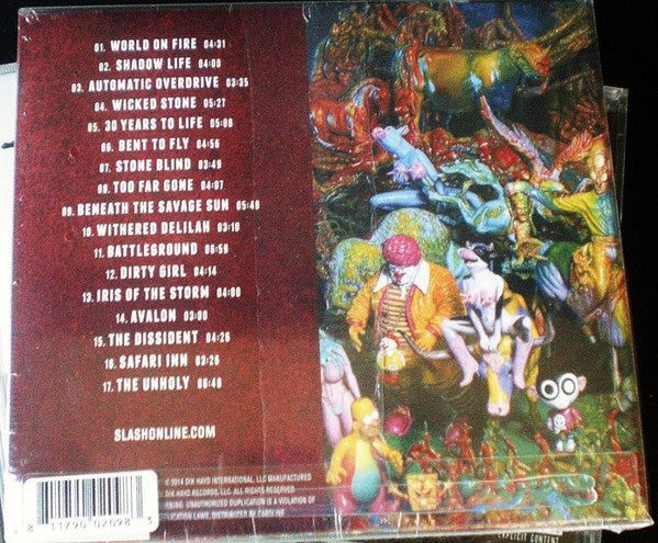 Slash (3) Featuring Myles Kennedy And The Conspirators : World On Fire (CD, Album, Dig)