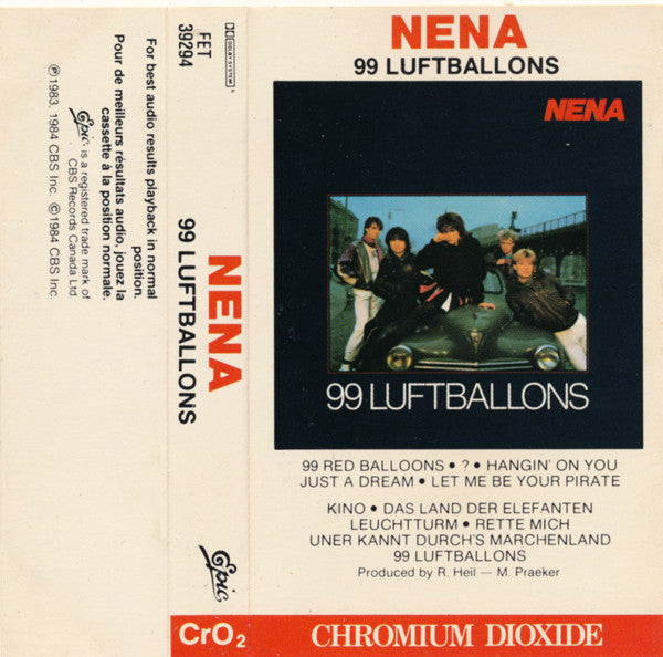 Nena : 99 Luftballons (Cass, Album, CrO)