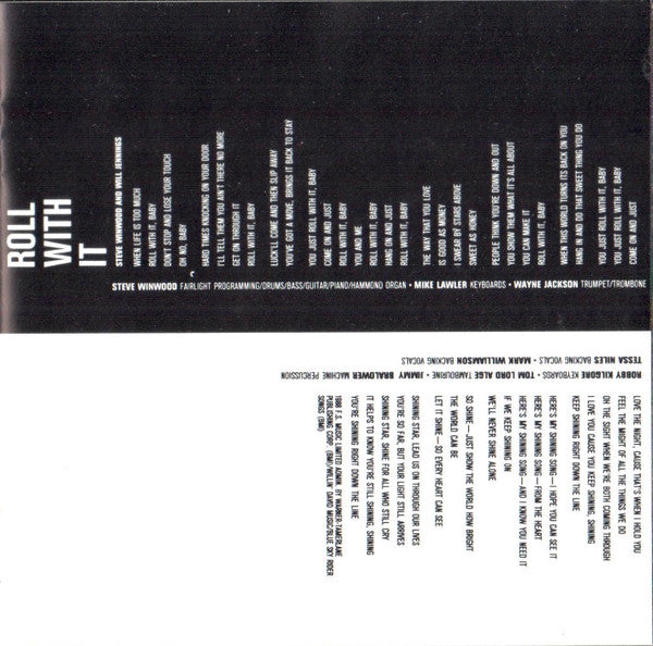 Steve Winwood : Roll With It (CD, Album)
