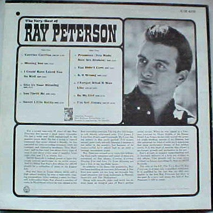 Ray Peterson : The Very Best Of Ray Peterson (LP, Comp, Mono)
