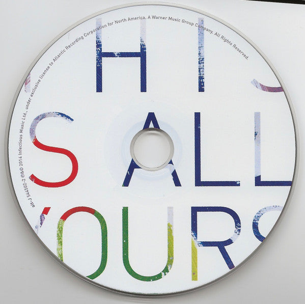 Alt-J : This Is All Yours (CD, Album)