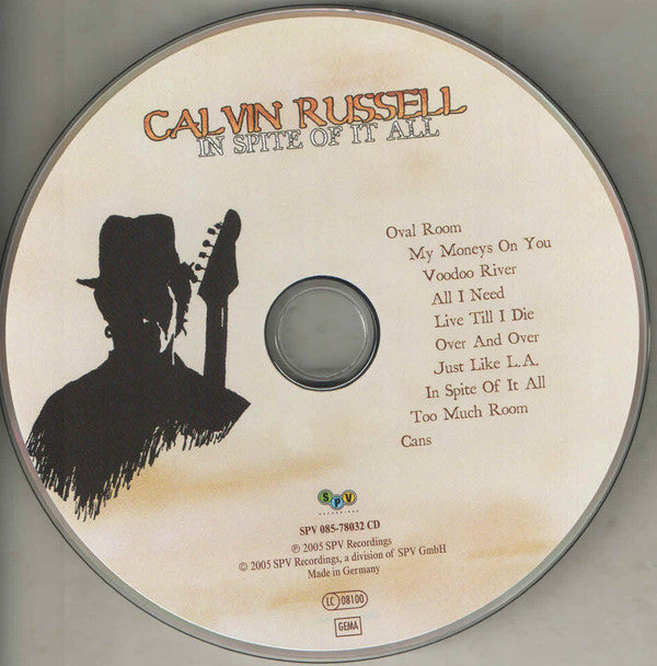 Calvin Russell : In Spite Of It All (CD, Album, Dig)