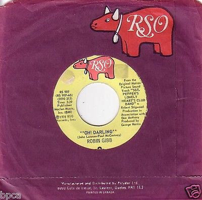 Robin Gibb : Oh! Darling (7", Single)