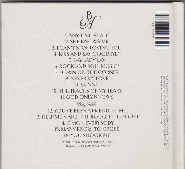 Bryan Adams : Tracks Of My Years (CD, Album, Dlx)