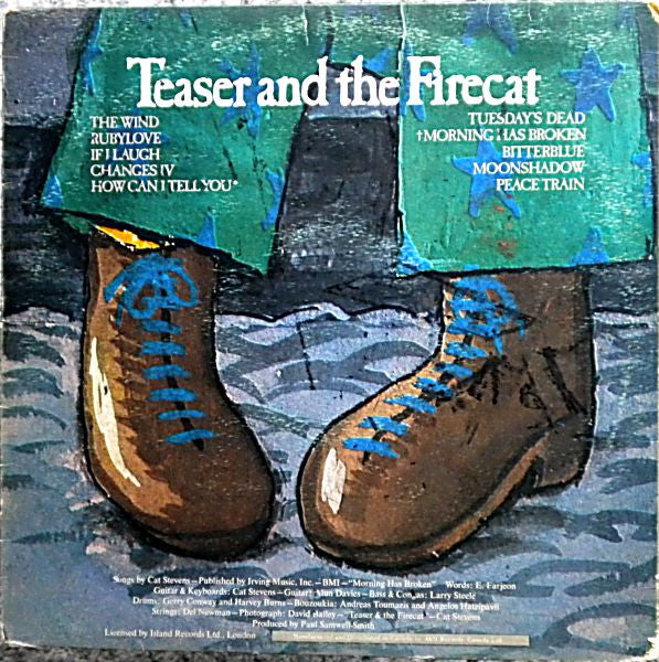 Cat Stevens : Teaser And The Firecat (LP, Album, Gat)