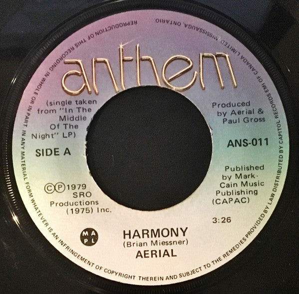 Aerial (4) : Harmony (7")