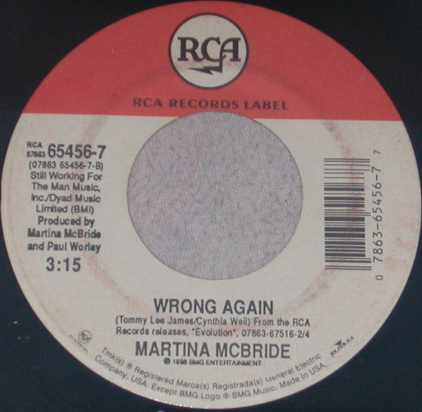 Martina McBride : Happy Girl (7")