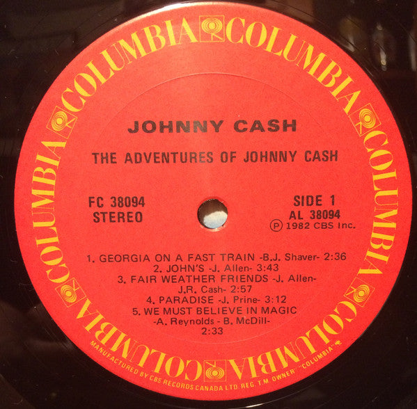 Johnny Cash : The Adventures Of Johnny Cash (LP, Album)