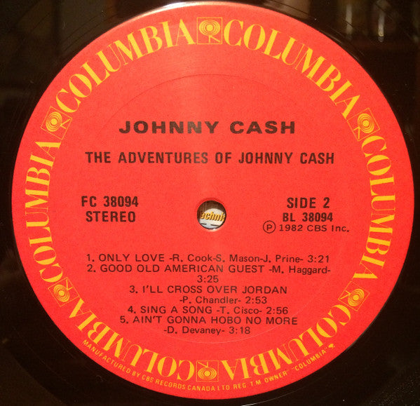 Johnny Cash : The Adventures Of Johnny Cash (LP, Album)