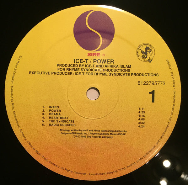 Ice-T : Power (LP, Album, RE)