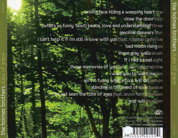 The Holmes Brothers : State Of Grace (CD, Album, Cle)