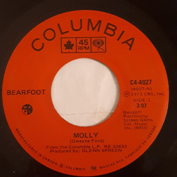 Bearfoot : Molly (7", Single)