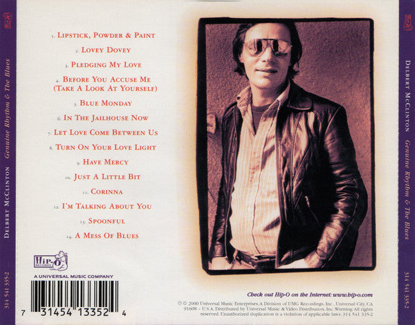 Delbert McClinton : Genuine Rhythm & The Blues (CD, Comp)