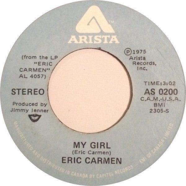 Eric Carmen : Sunrise / My Girl (7", Single)