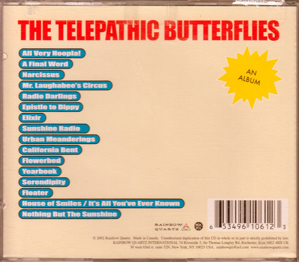 The Telepathic Butterflies : Introducing (CD, Album)