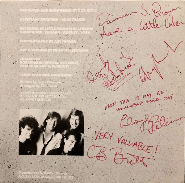 The Cheer : Shot With Our Own Guns (7", Single)