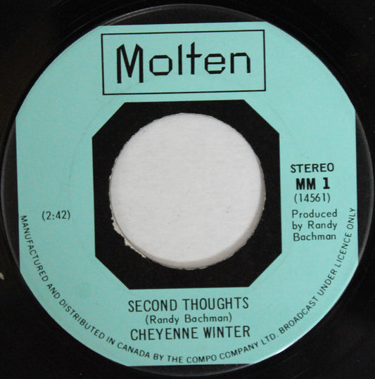 Cheyenne Winter : Second Thoughts / Sit Awhile (7", Single)
