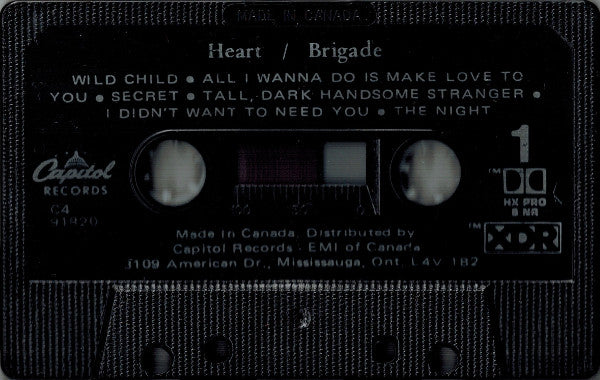 Heart : Brigade (Cass, Album, Dol)