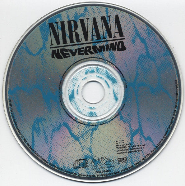Nirvana : Nevermind (CD, Album, Club)