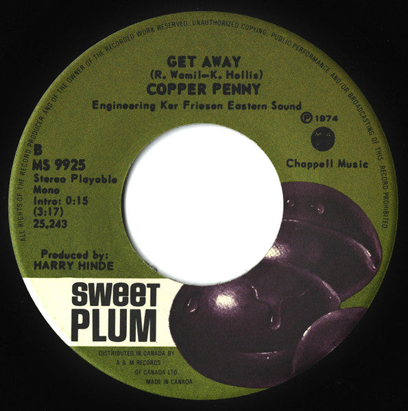 Copperpenny : Summertime (7", Single)