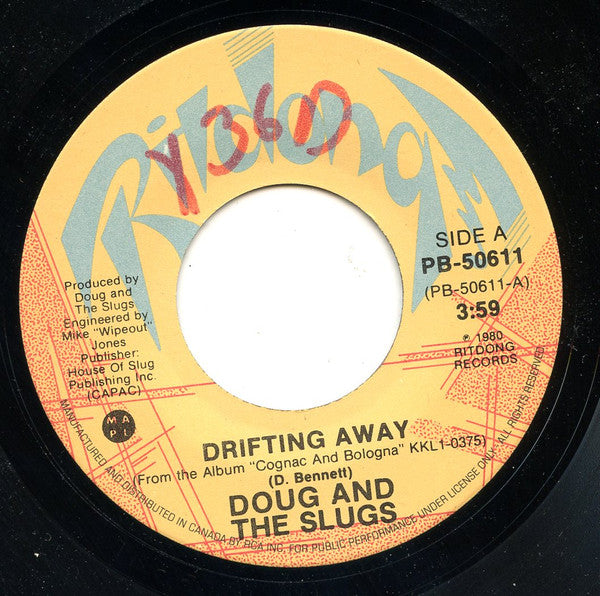Doug And The Slugs : Drifting Away (7", Single)