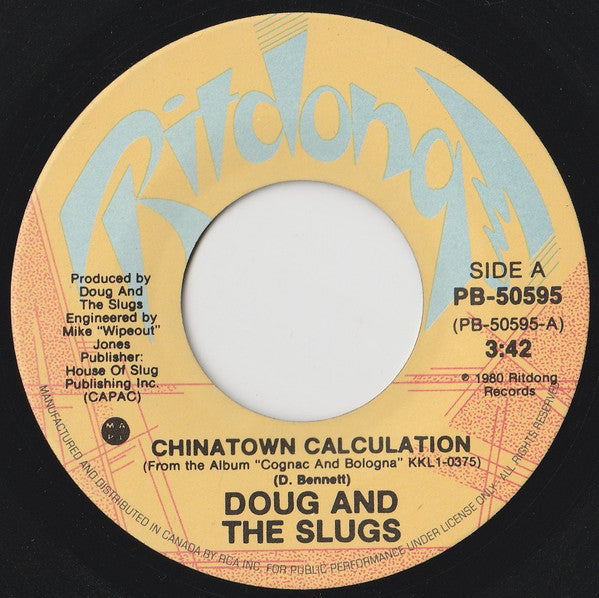 Doug And The Slugs : Chinatown Calculation (7", Single)