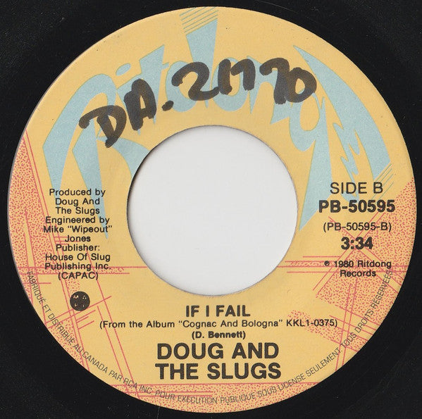 Doug And The Slugs : Chinatown Calculation (7", Single)