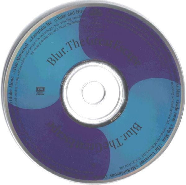 Blur : The Great Escape (CD, Album)