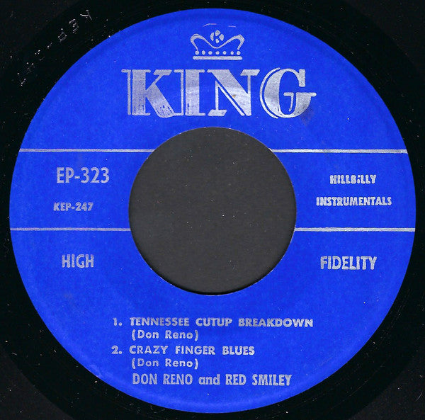 Reno And Smiley : Hillbilly Instrumentals (7", EP)