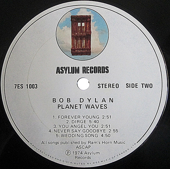 Bob Dylan : Planet Waves (LP, Album)