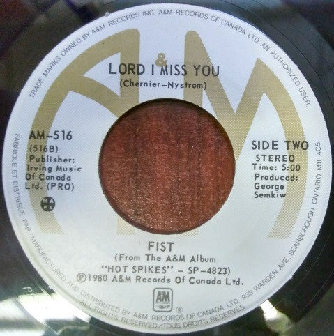 Fist : Hot Spikes (7", Single)