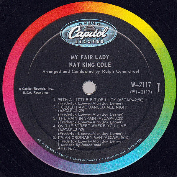Nat King Cole : My Fair Lady (LP, Album, Mono)