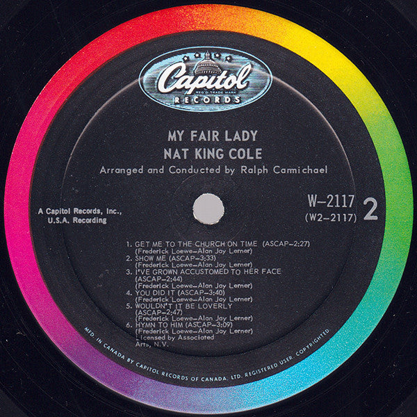 Nat King Cole : My Fair Lady (LP, Album, Mono)