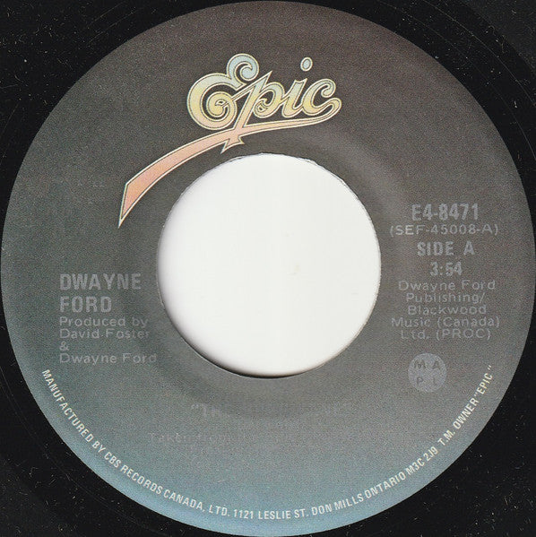 Dwayne Ford : The Hurricane (7", Single)