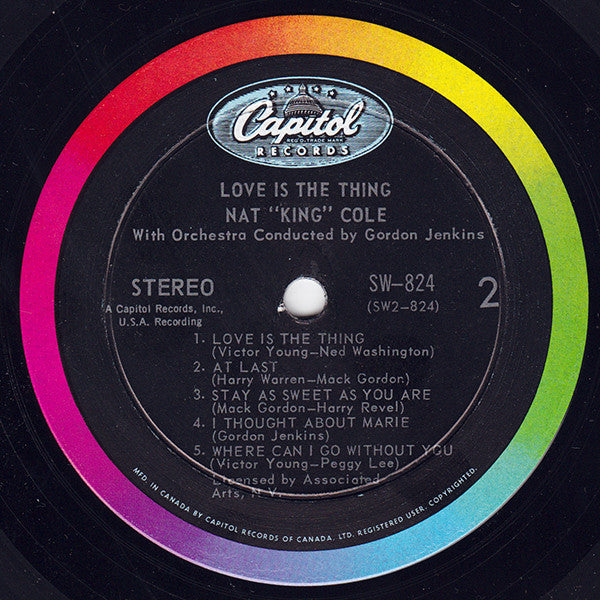 Nat King Cole : Love Is The Thing (LP, Album, RE)