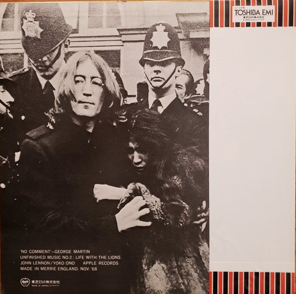 John Lennon & Yoko Ono : Unfinished Music No. 2: Life With The Lions (LP, Album, RE)