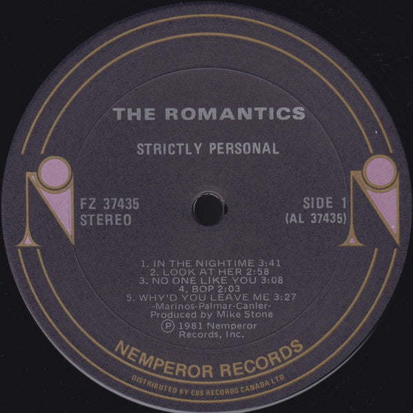 The Romantics : Strictly Personal (LP, Album)