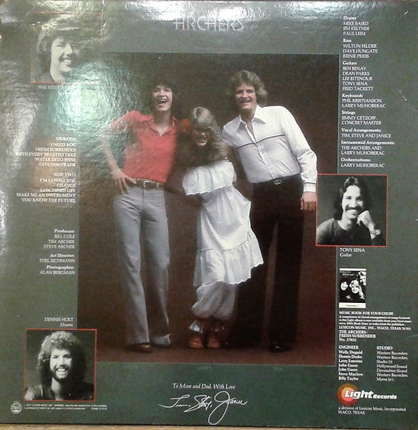 The Archers (3) : Fresh Surrender (LP, Album)