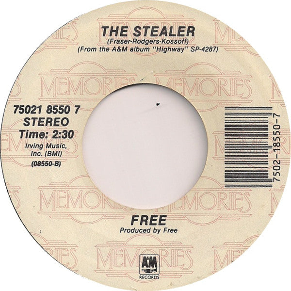 Free : All Right Now / The Stealer (7", Single)