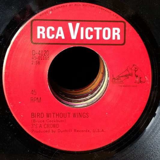 3's A Crowd (2) : Bird Without Wings (7", Single)