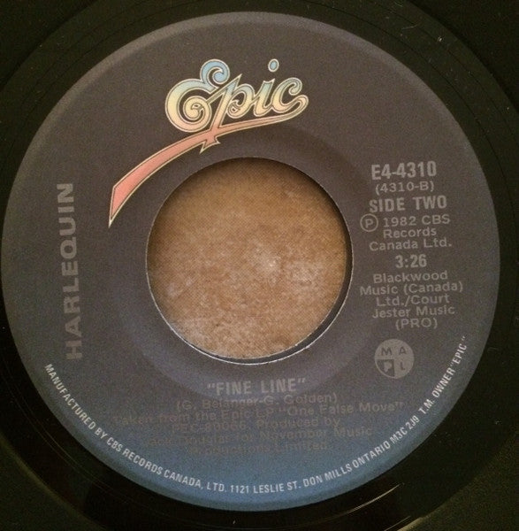 Harlequin (3) : Superstitious Feeling (7", Single)