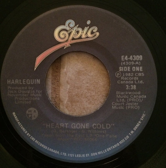 Harlequin (3) : Heart Gone Cold (7", Single)
