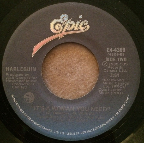 Harlequin (3) : Heart Gone Cold (7", Single)